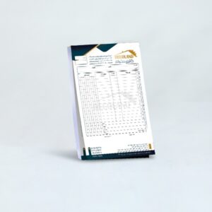 فاکتور تک برگی گلاسه 135 گرم چهار رنگ